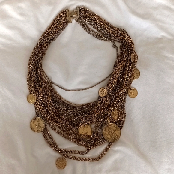 BCBG multilayered chain necklace - Picture 1 of 2